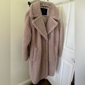 Lucky Brand Plush Cream Teddy Jacket